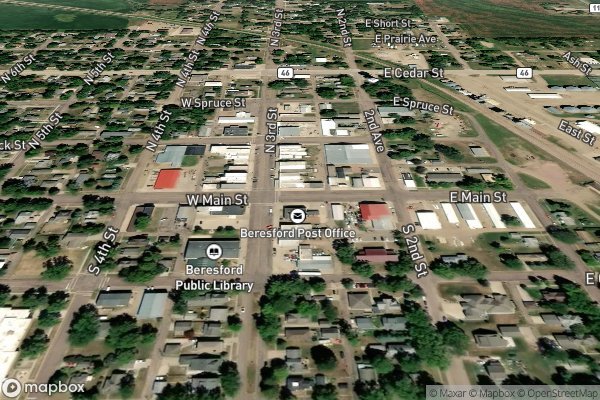 roof moss and algae removal in Beresford SD 57004 - Aerial View