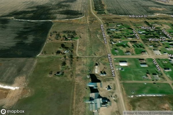 roof moss and algae removal in Brocket ND 58321 - Aerial View