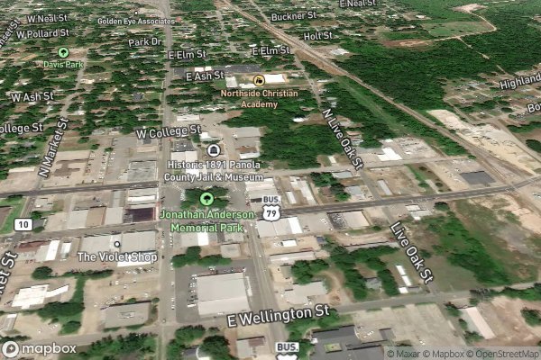 roof moss and algae removal in Carthage TX 75633 - Aerial View