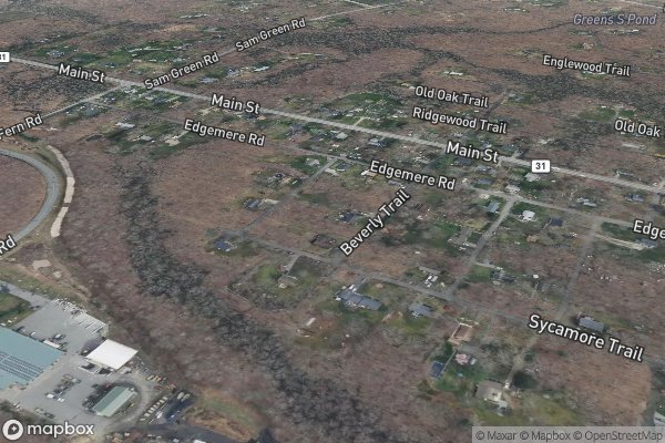 roof moss and algae removal in Coventry CT 06238 - Aerial View