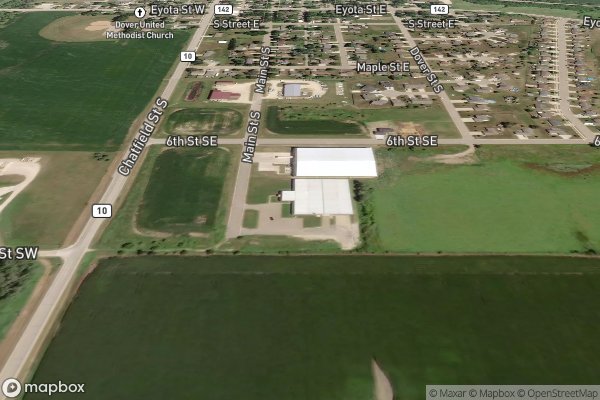 roof moss and algae removal in Dover MN 55929 - Aerial View