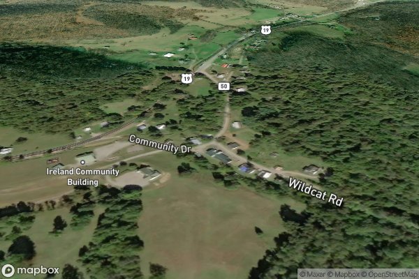 roof moss and algae removal in Ireland WV 26376 - Aerial View