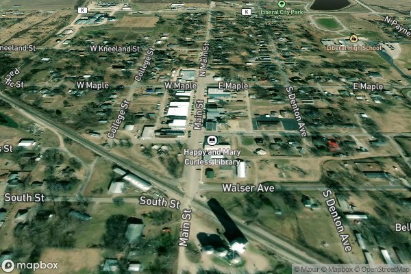 roof moss and algae removal in Liberal MO 64762 - Aerial View