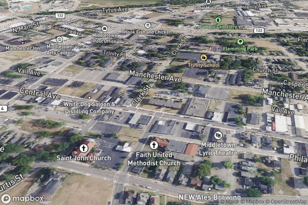 roof moss and algae removal in Middletown OH 45042 - Aerial View