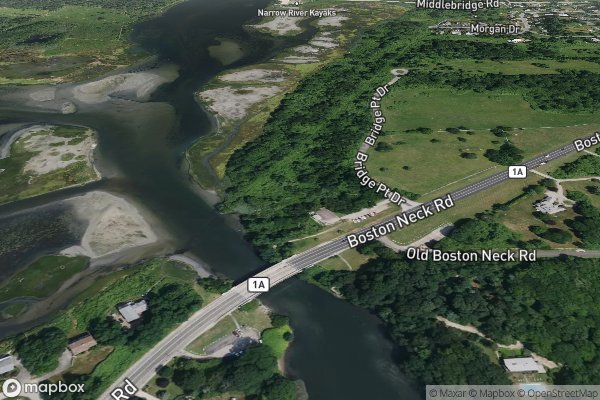 roof moss and algae removal in Narragansett RI 02882 - Aerial View