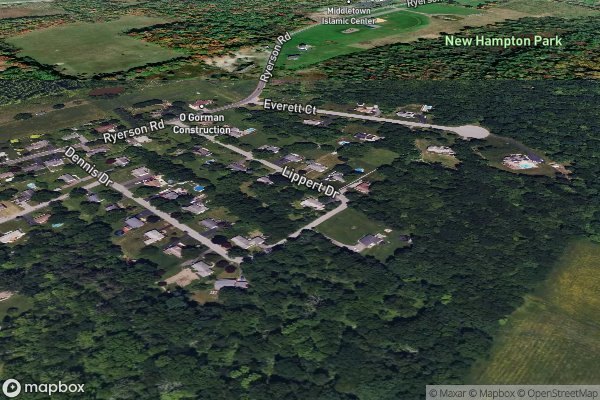 roof moss and algae removal in New Hampton NY 10958 - Aerial View