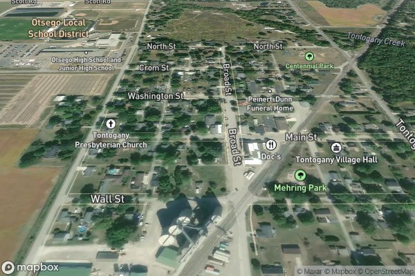 roof moss and algae removal in Tontogany OH 43565 - Aerial View