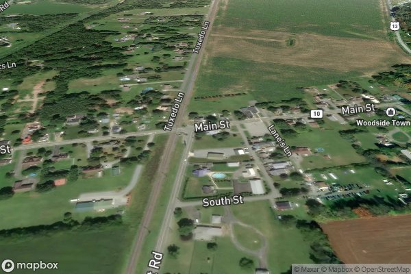 roof moss and algae removal in Woodside DE 19980 - Aerial View